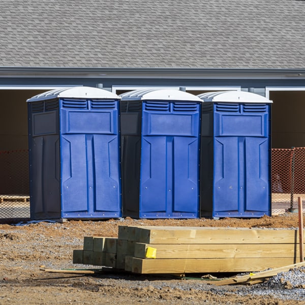 is there a specific order in which to place multiple portable restrooms in Syracuse Kansas